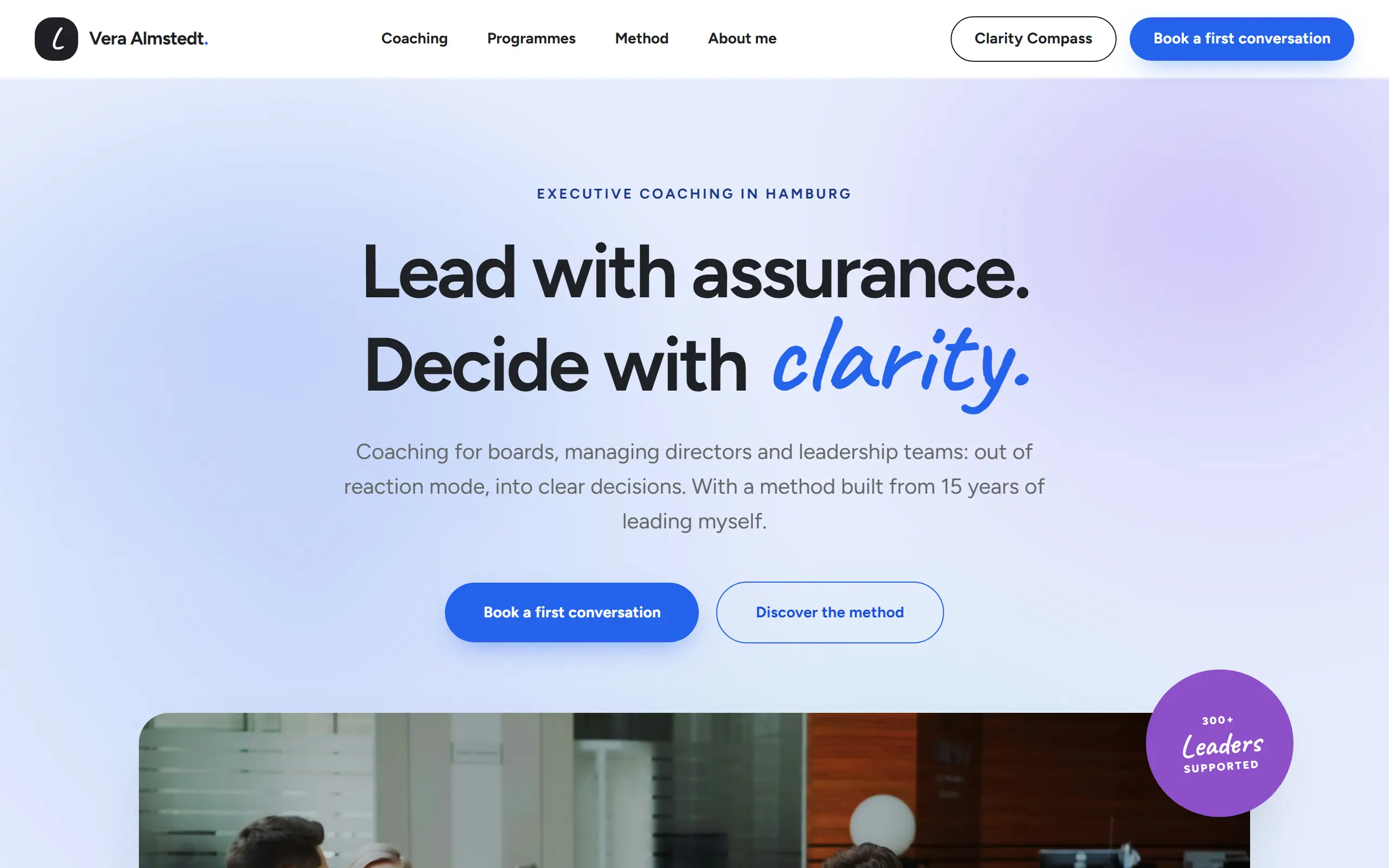 Home page of the Almstedt AI Website Template