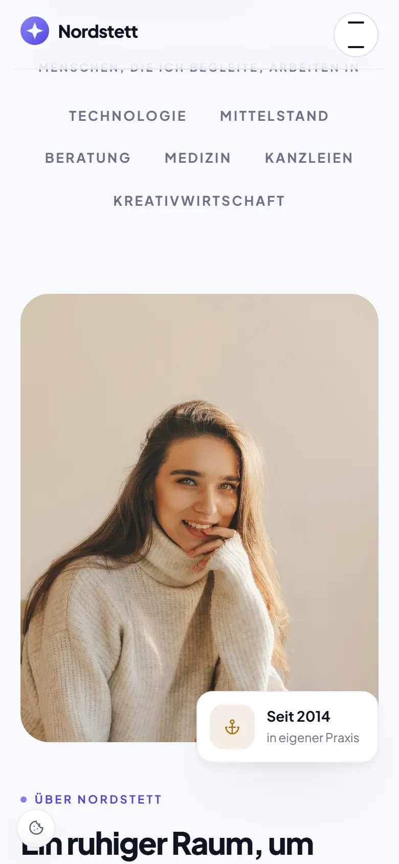 Das Template Nordstett auf dem Telefon