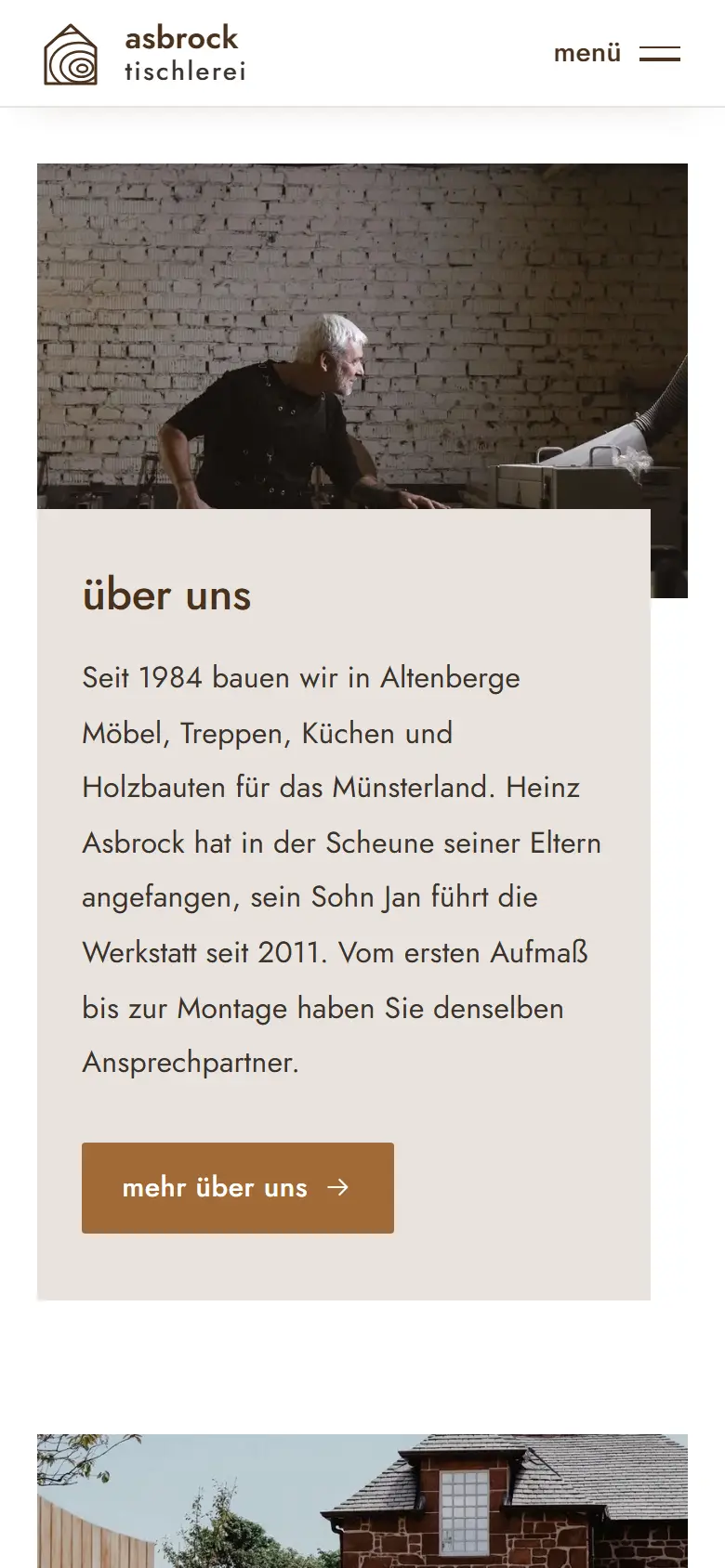 Das Template Asbrock auf dem Telefon