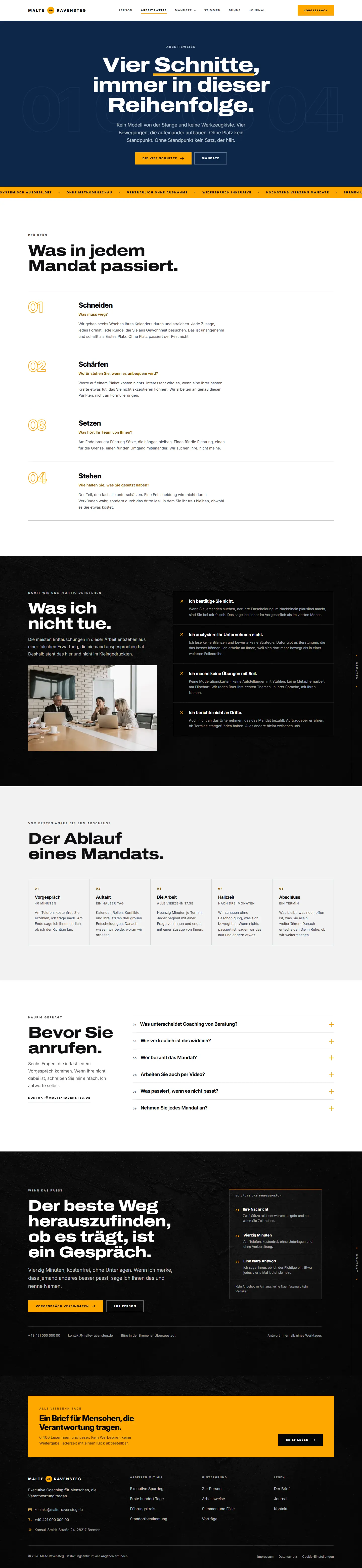 Arbeitsweise des Templates Ravensteg