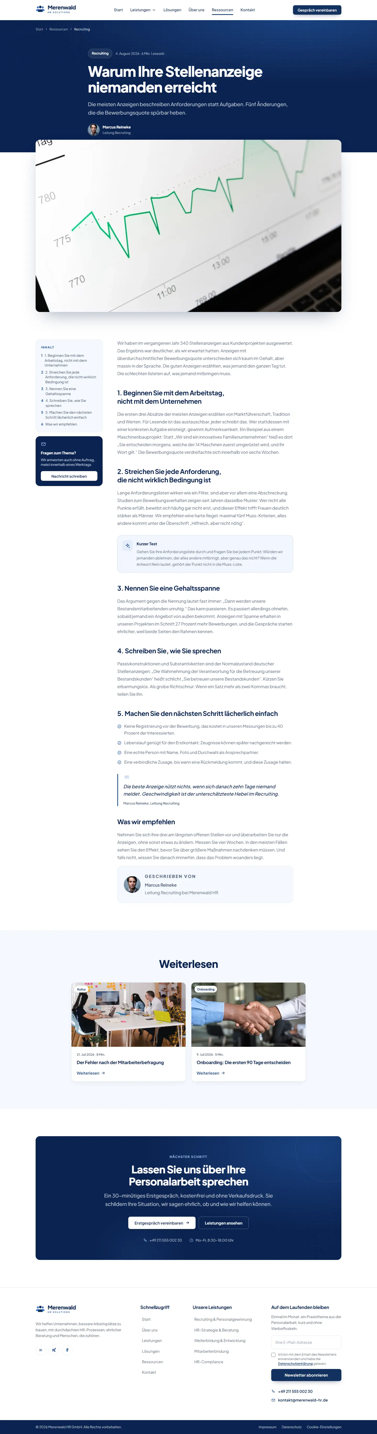 Fachbeitrag des Templates Merenwald
