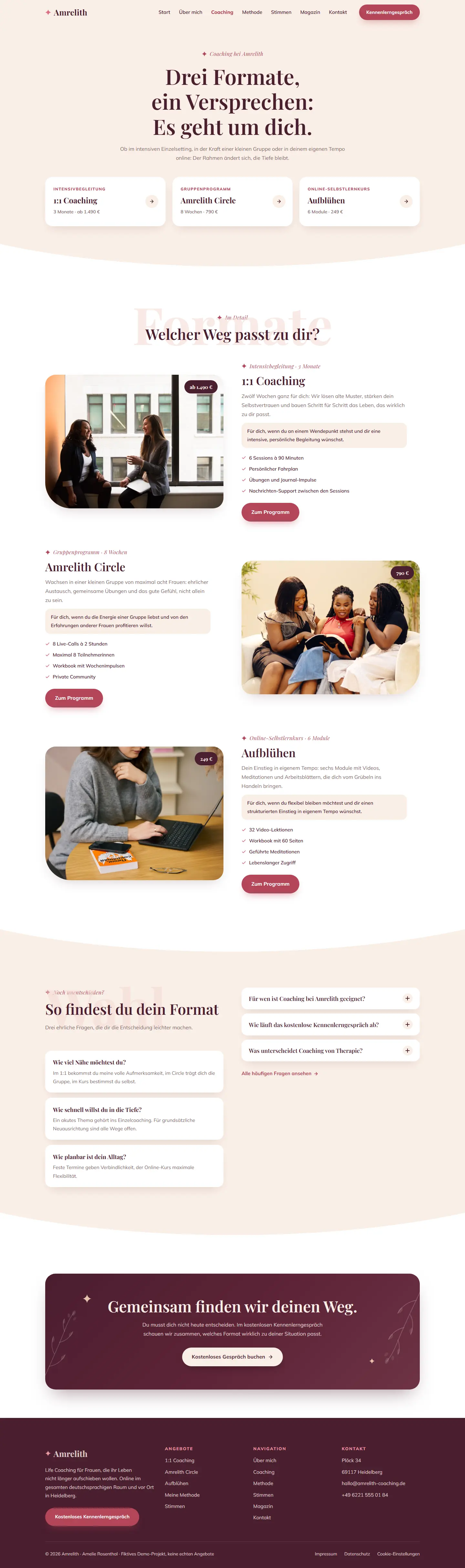 Unterseite des Templates Amrelith