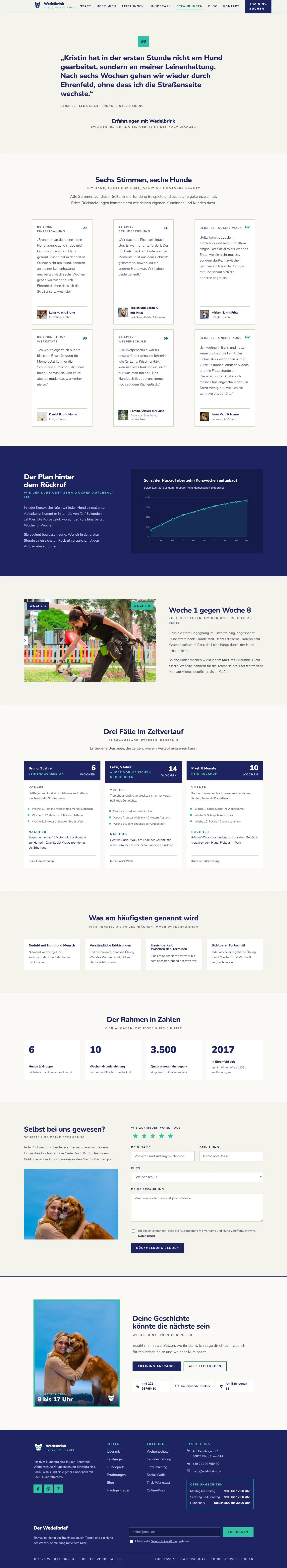 Belege ohne Sterne des Templates Wedelbrink