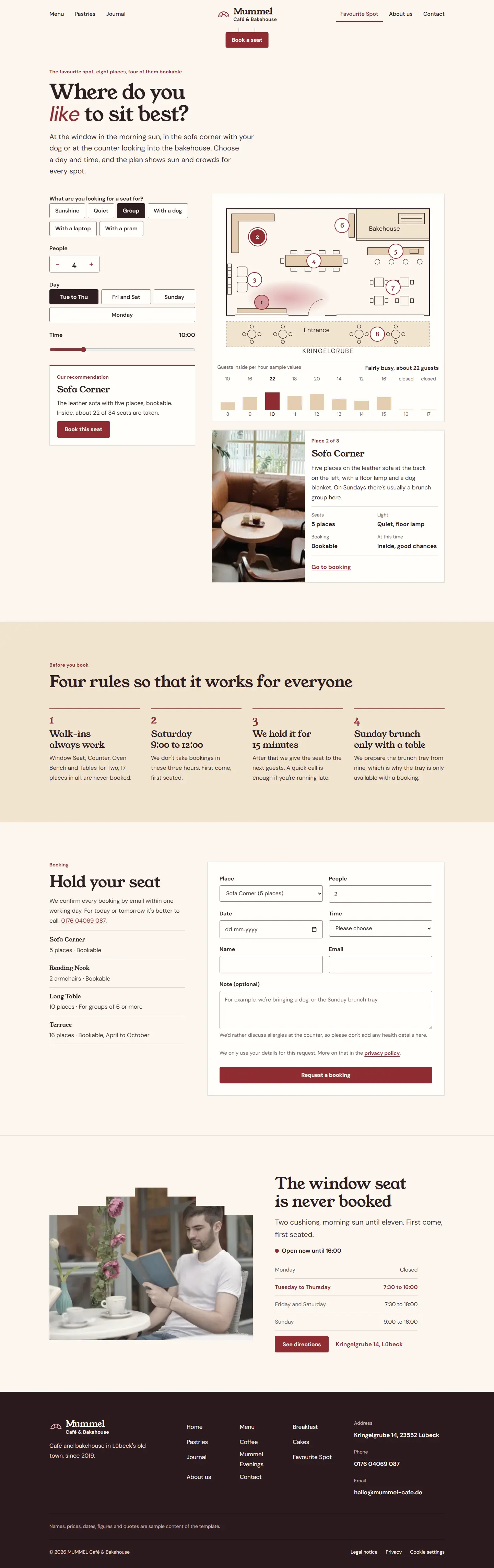Centrepiece of the Mummel template, full page