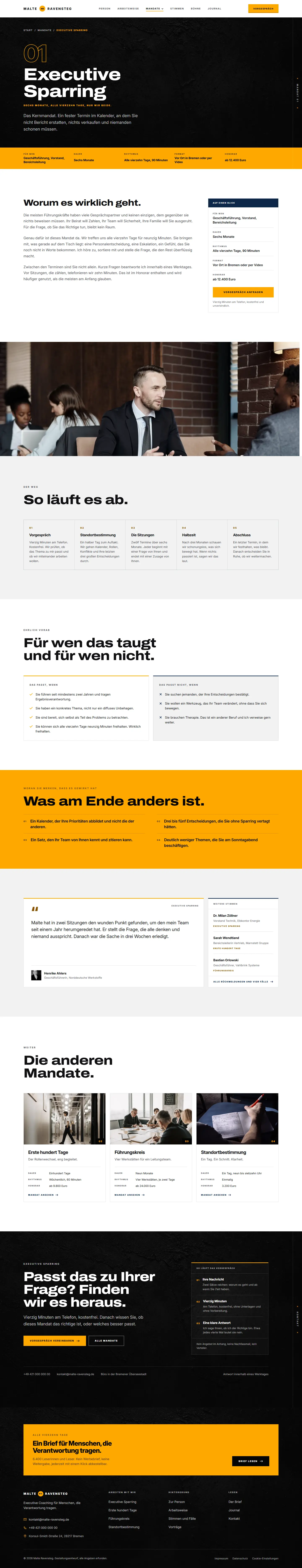 Mandatsdetail des Templates Ravensteg