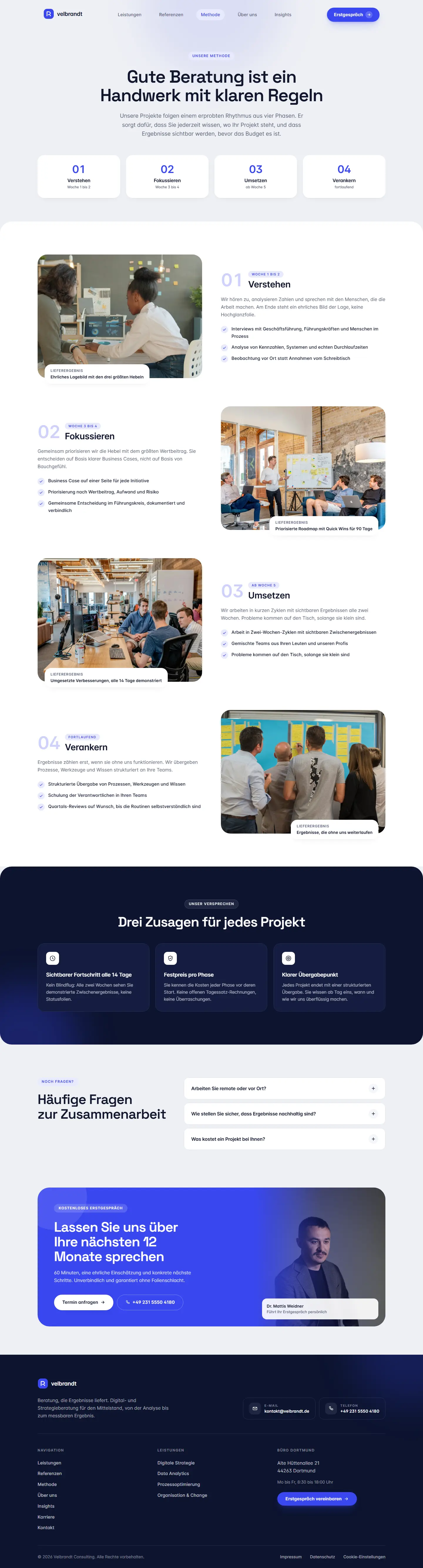Weitere Unterseite des Templates Velbrandt