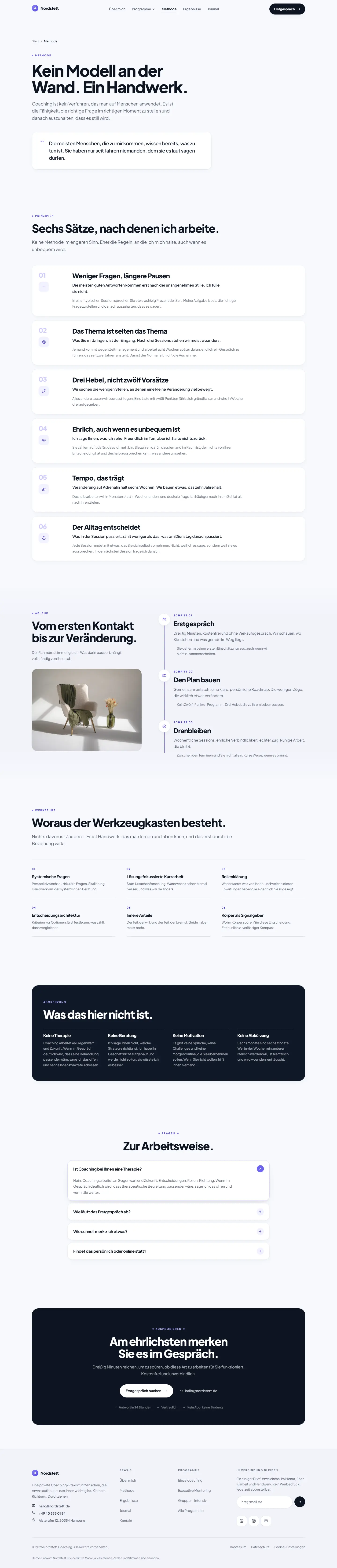 Methode des Templates Nordstett