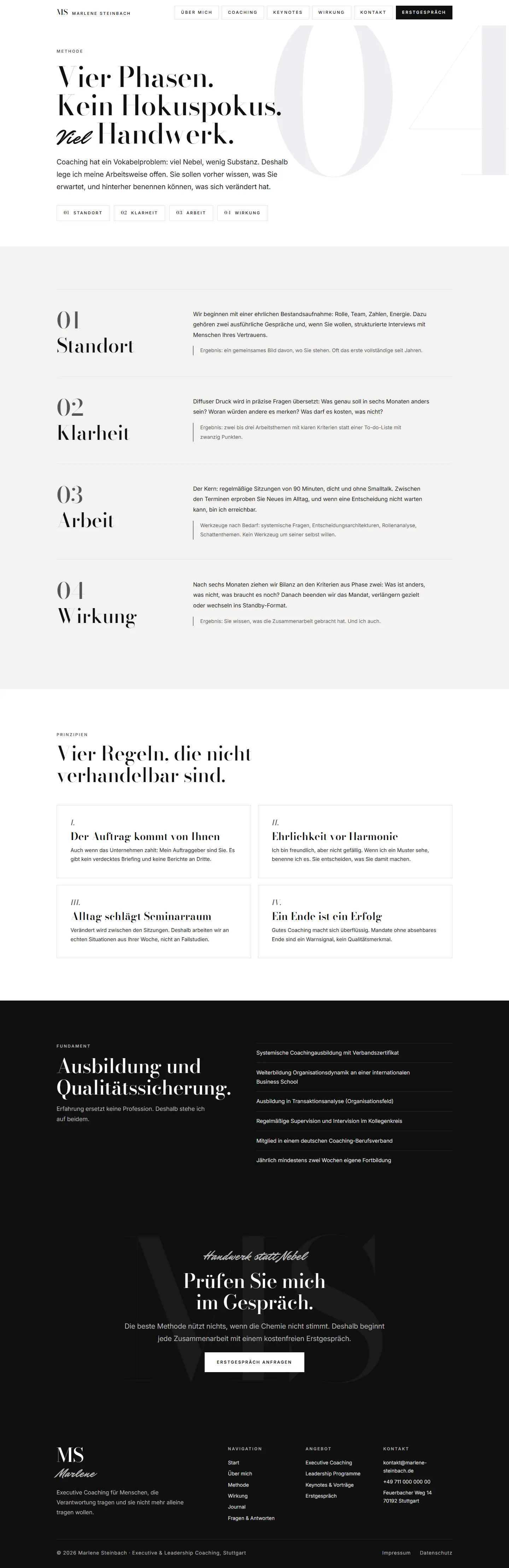Methode des Templates Steinbach