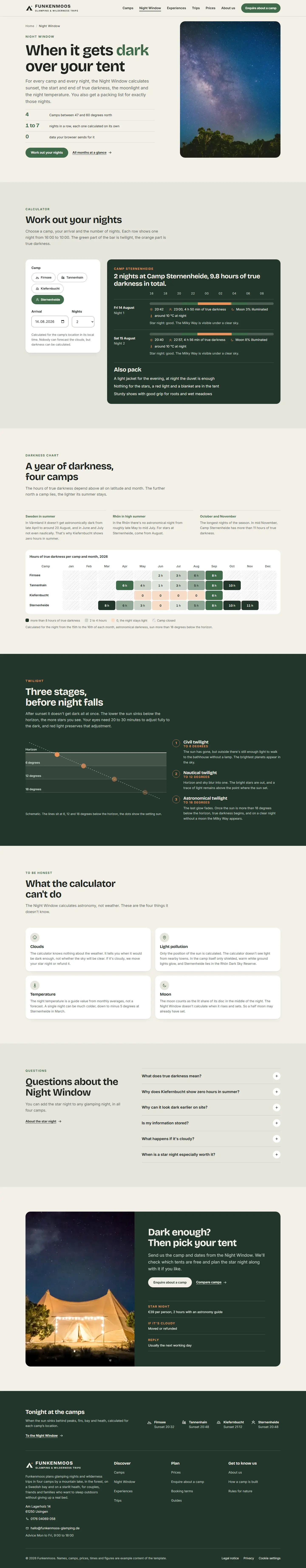 Centrepiece of the Funkenmoos template, full page