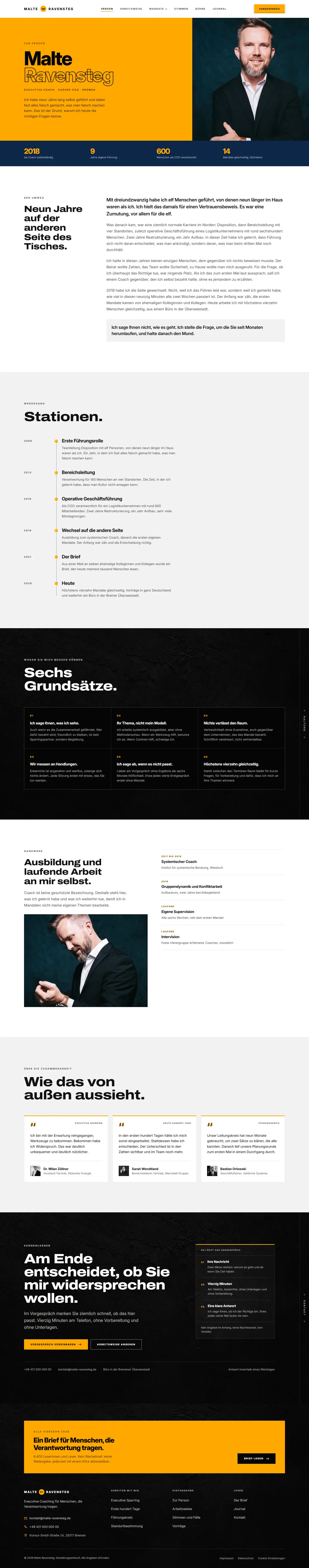 Unterseite des Templates Ravensteg
