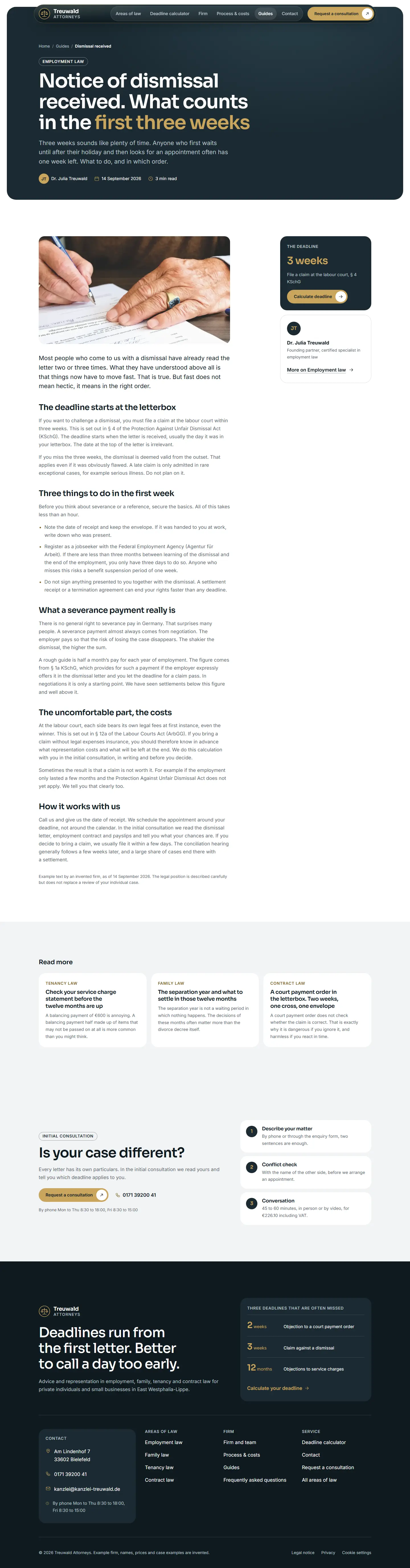 Guides, subpage of the Treuwald template