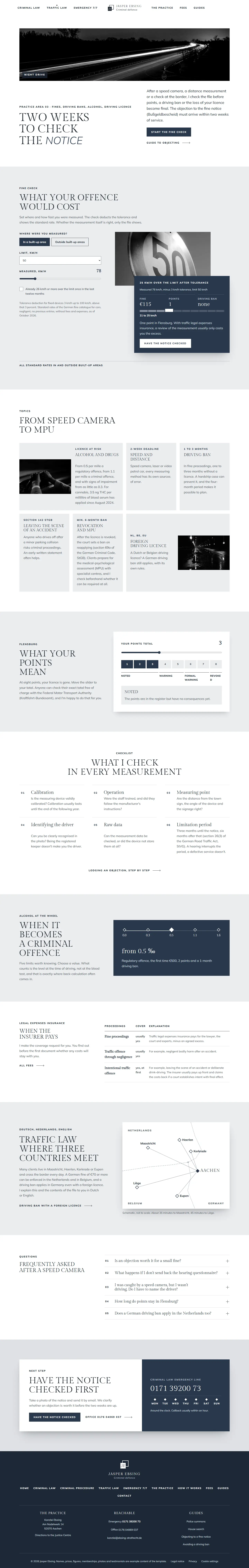 Centrepiece of the Ebsing template, full page
