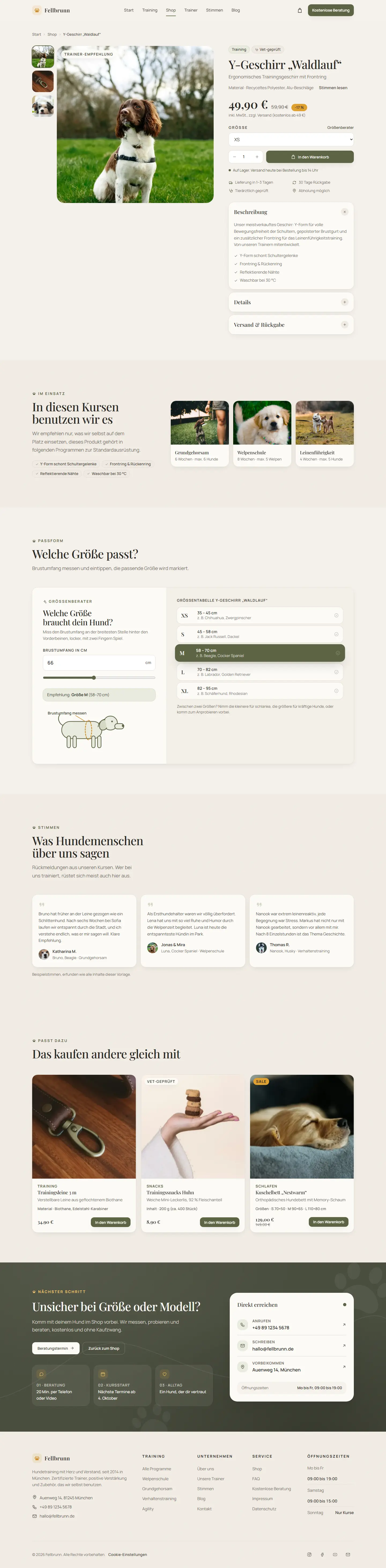 Weitere Unterseite des Templates Fellbrunn