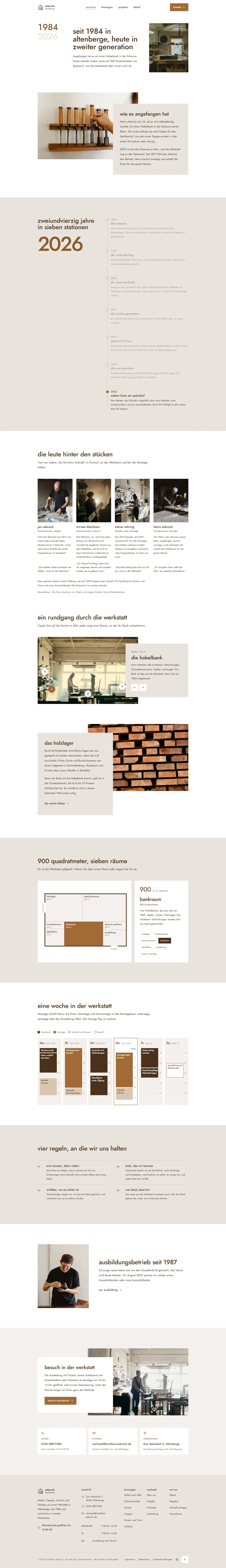 Die Werkstatt als Grundriss des Templates Asbrock