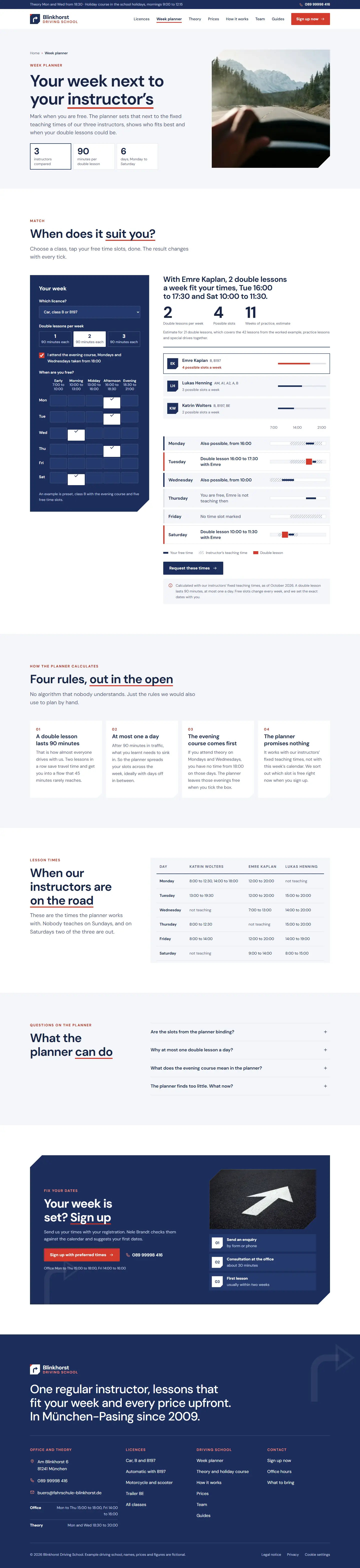 Centrepiece of the Blinkhorst template, full page