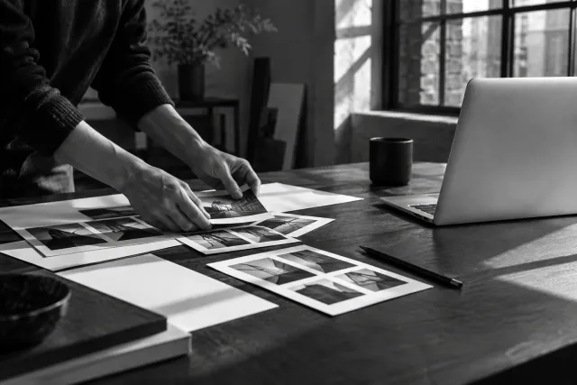 Workspace at the ai-website.com studio in Cologne